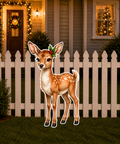 Traditional Christmas Dazzle Reindeer Cutout