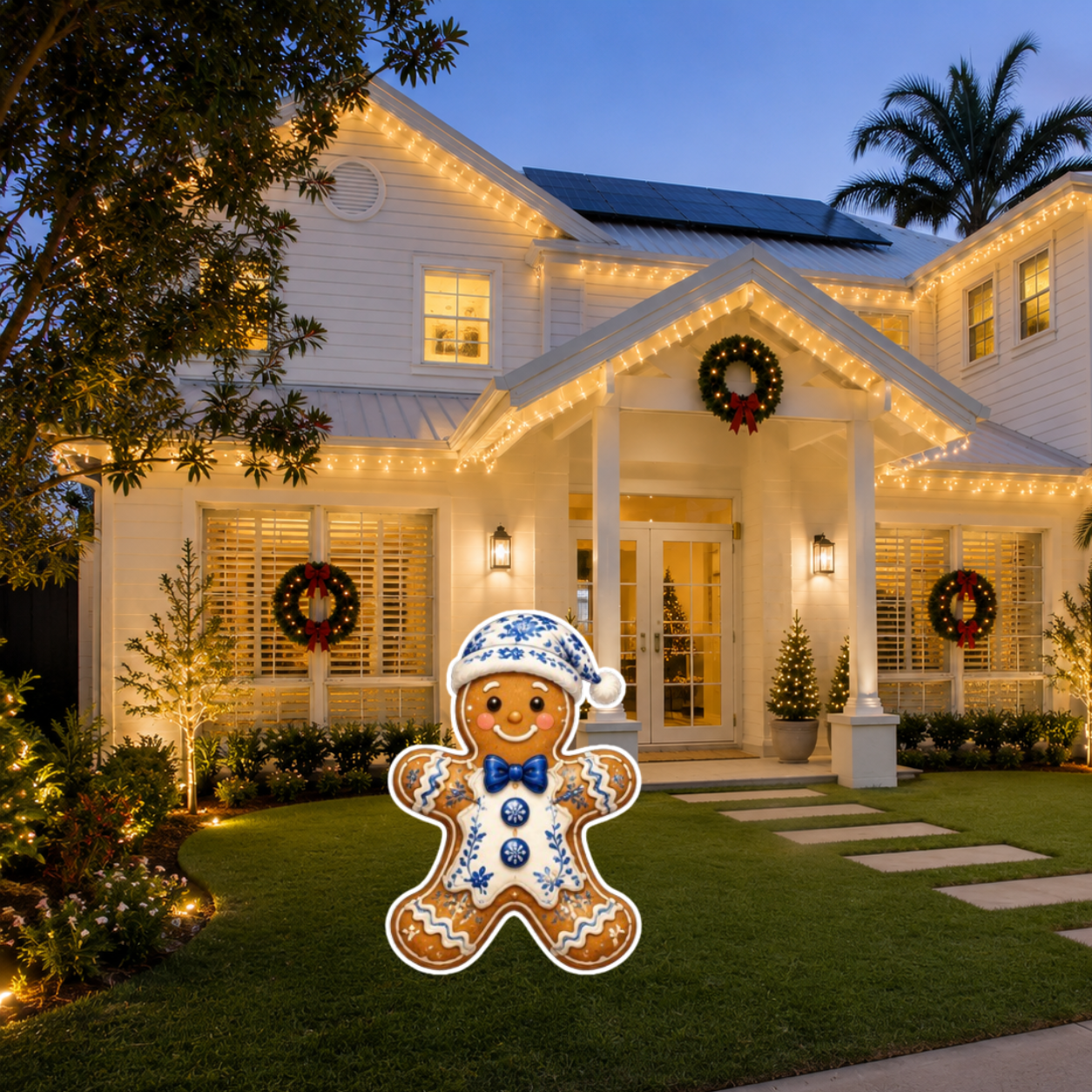 Blue Gingerbread
