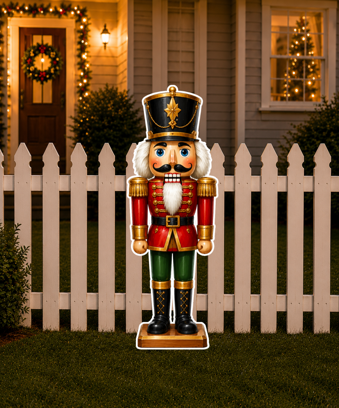 Traditional Christmas Jingles Nutcracker Cutout