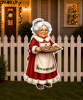 Traditional Christmas Mrs Claus Cutout