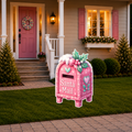 Pastel Candyland Christmas Mailbox Cutout