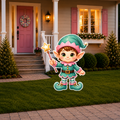 Pastel Candyland Boy Elf Cutout
