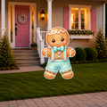 Pastel Candyland Gingerbread Boy Cutout