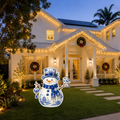 Blue Snowman