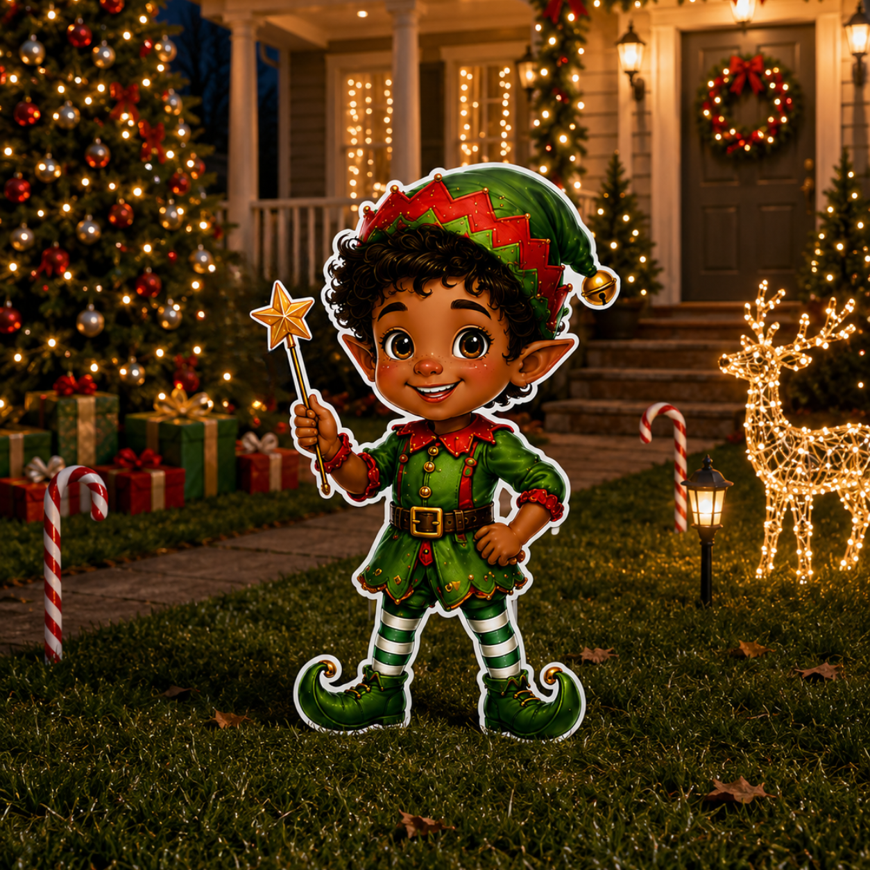 Twinkle Workshop Elf Cutout